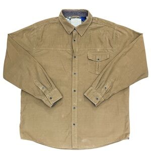 Weatherproof Khaki Corduroy Shirt